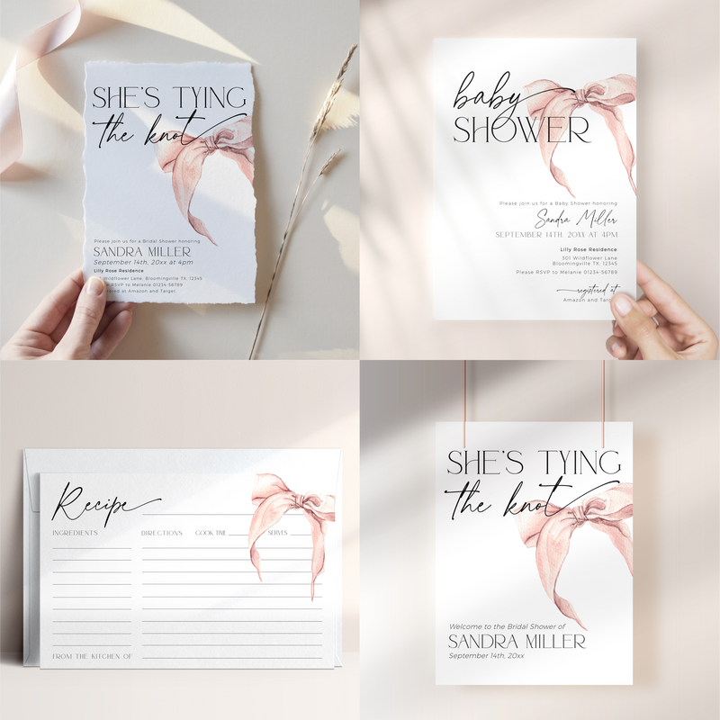 She is tying the knot Pink