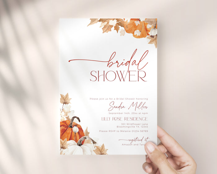 Fall in Love Bridal Shower Invitation