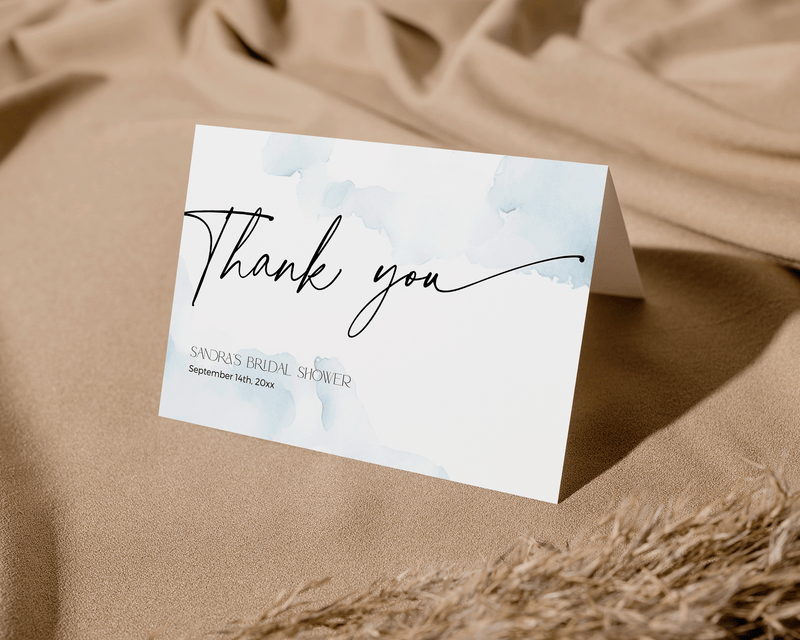 Cloud Nine Thank You Card