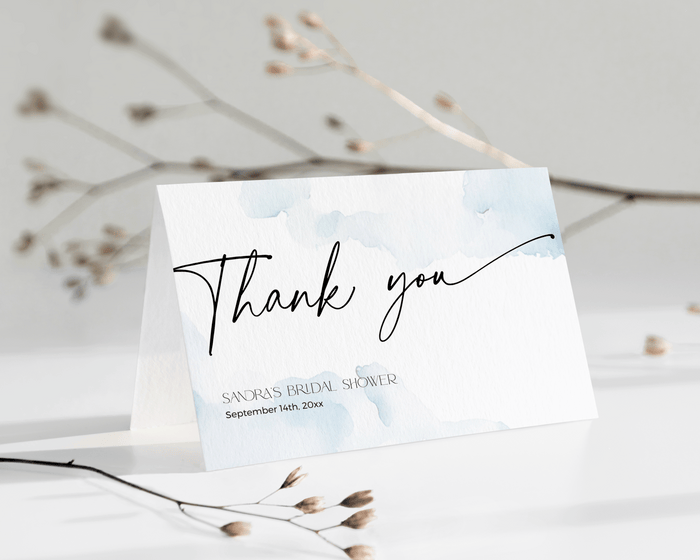 Cloud Nine Thank You Card