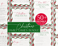 Red Christmas Wavy Border Game Bundle