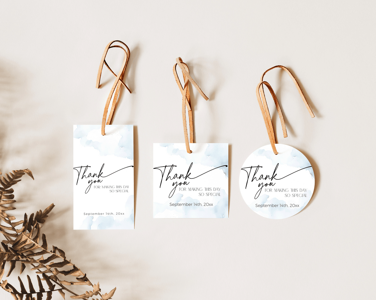 Cloud Nine Thank You Tag