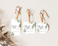 Eucalyptus Thank You Tag