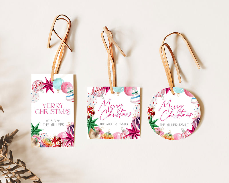 Bright Christmas Gift Tag