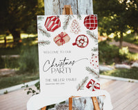 Christmas Party Welcome Sign