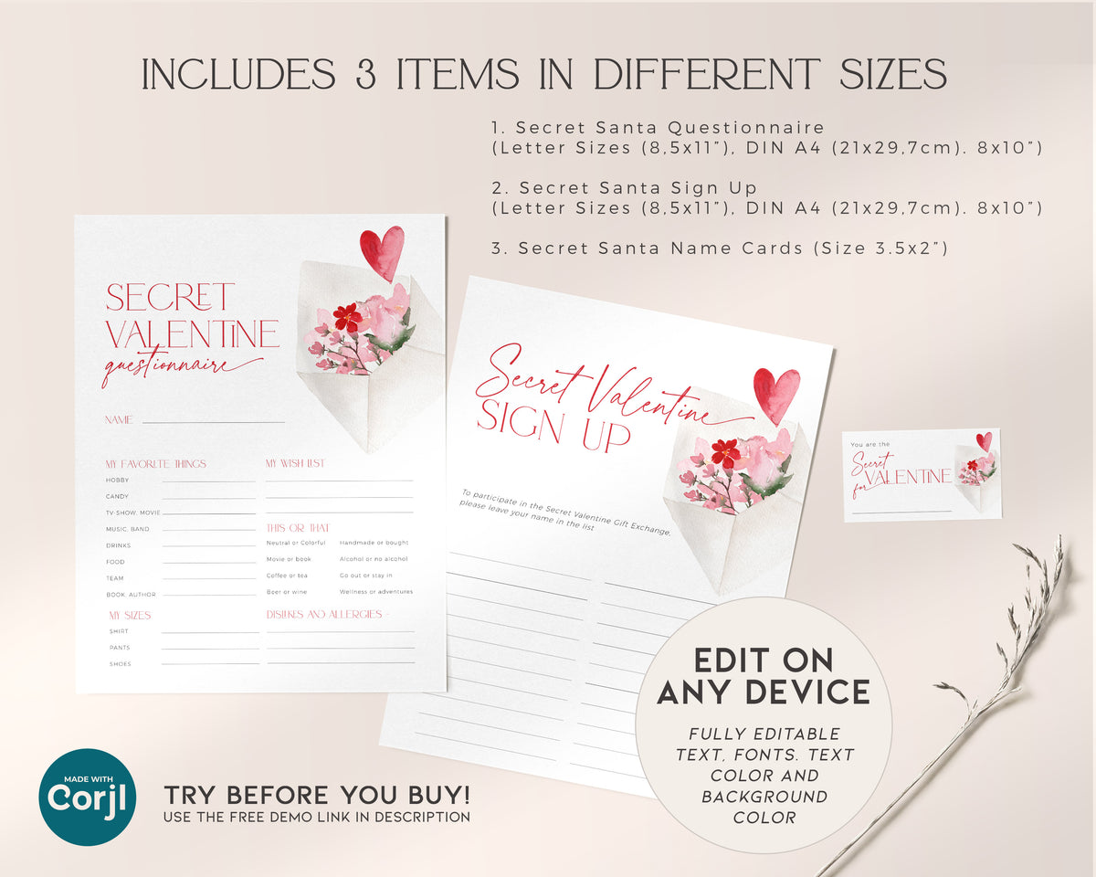 floral-secret-valentine-questionnaire-kleinart-design for Free Printable Secret Valentine Questionnaire Floral Secret Valentine Questionnaire – KleinArt Design for Free Printable Secret Valentine Questionnaire