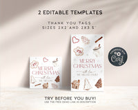 Christmas Cookie Gift Tag