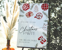 Christmas Party Welcome Sign