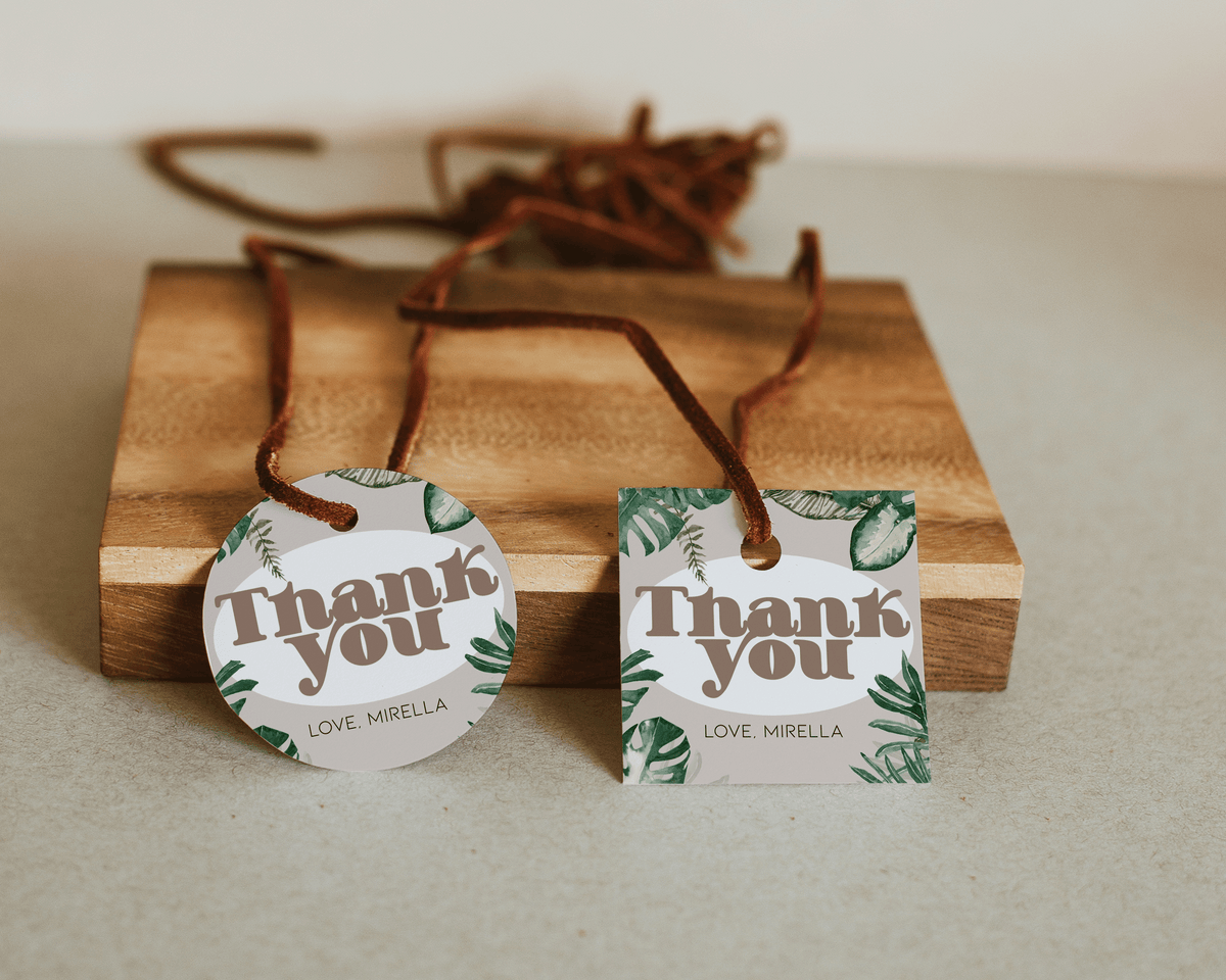 Four ever Wild Tropical Birthday Invitation