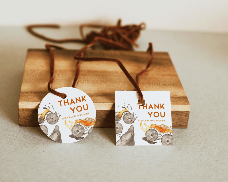 Monster Truck 2nd Birthday Invitation