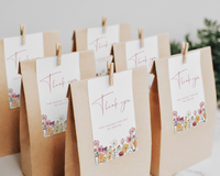 Flower Meadow Thank You Tag