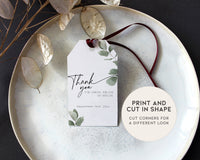 Eucalyptus Thank You Tag