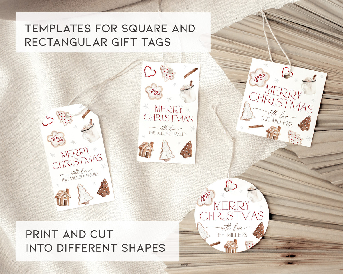 Christmas Cookie Gift Tag