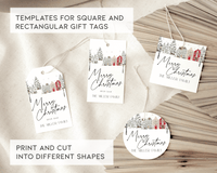 Christmas Village Gift Tag