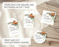 Christmas Bow Gift Tag