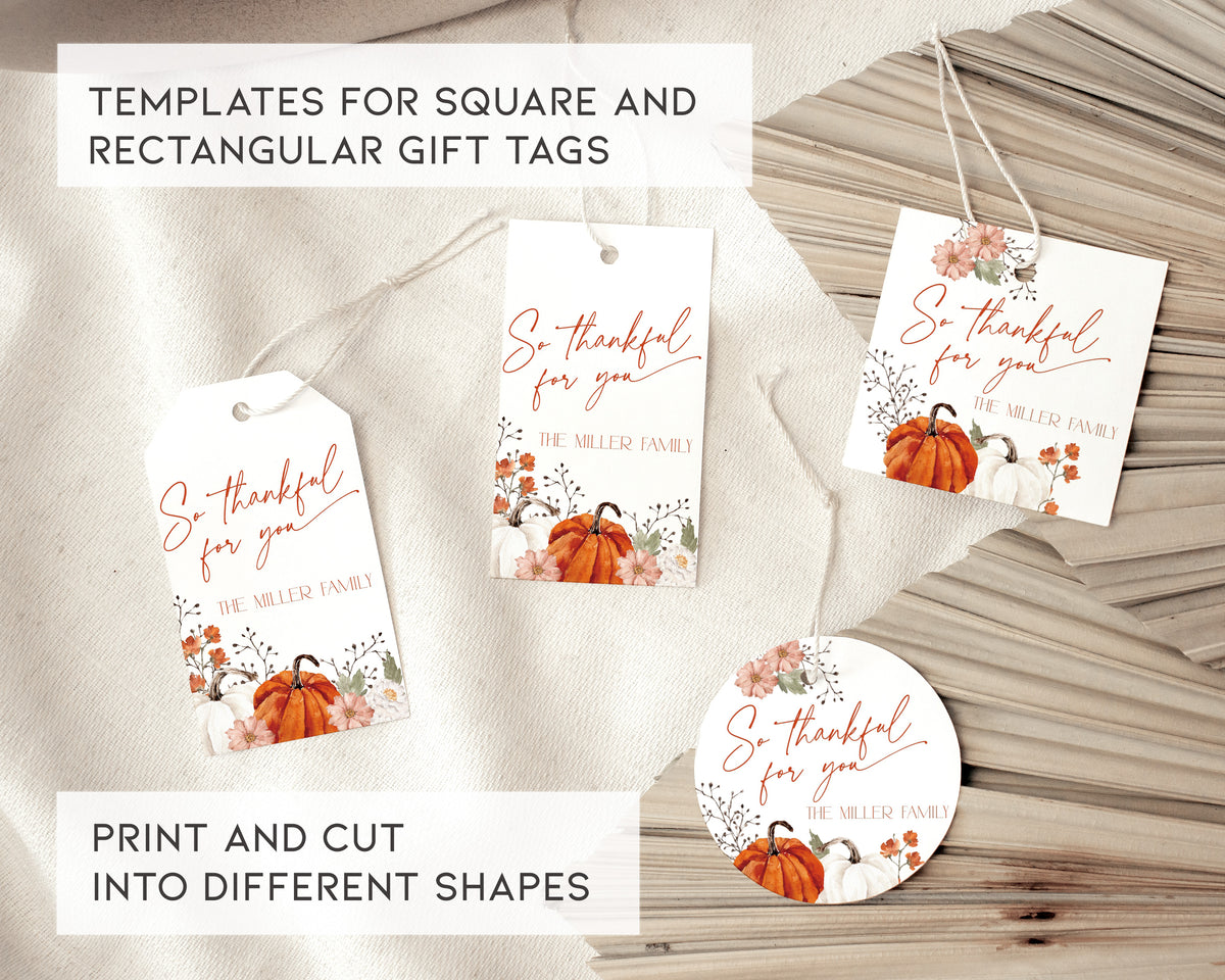 Pumpkin Flowers Thanksgiving Dinner Invitation Set