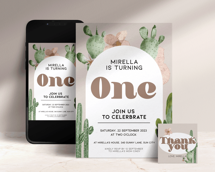 First Fiesta Birthday Invitation