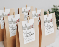 Christmas Village Party Invitation Set