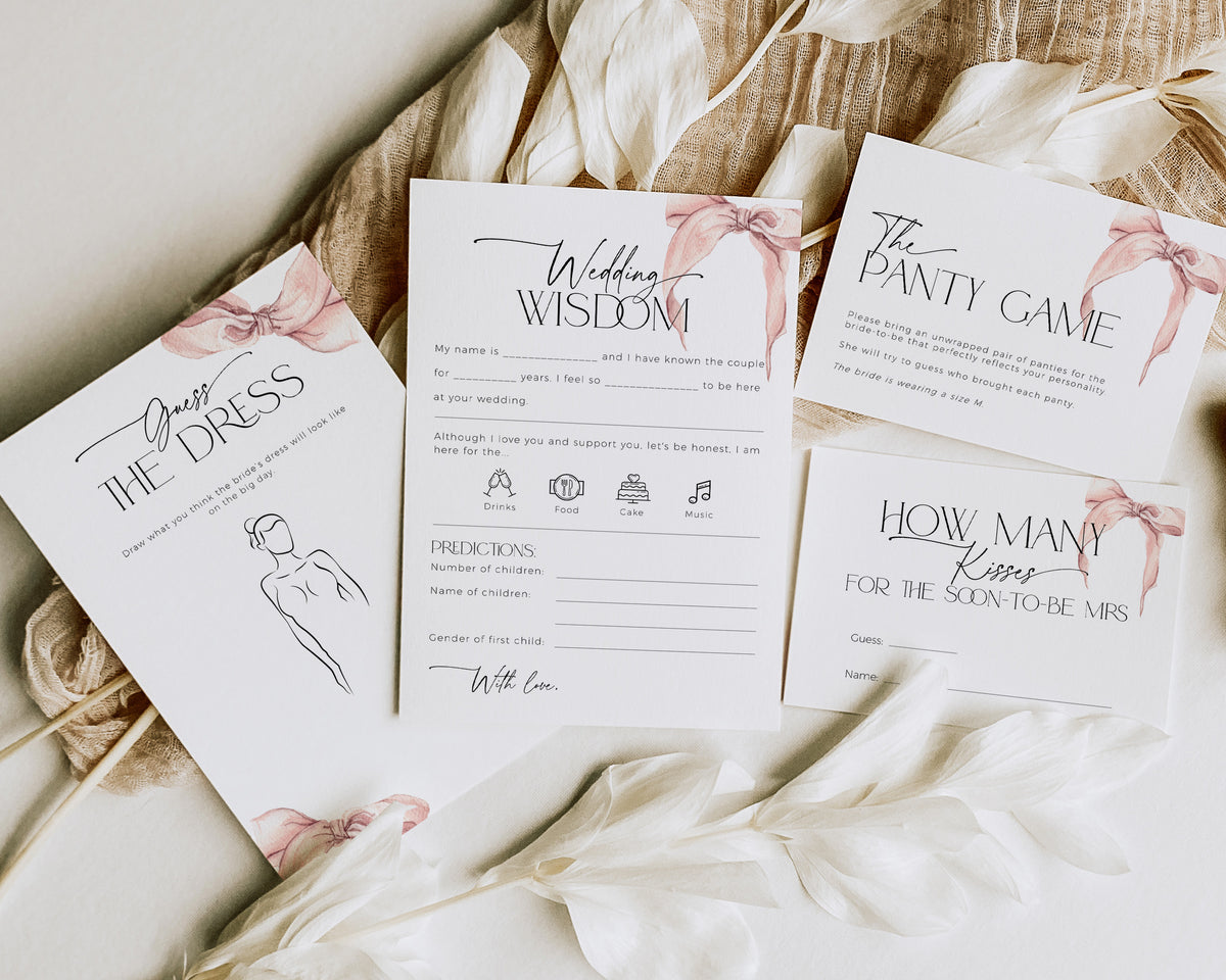 She is tying the knot Bridal Shower Games Bundle KleinArt Design She is tying the knot Bridal Shower Games Bundle KleinArt Design
