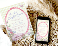 Yellow Storybook Baby Shower Invitation Bundle