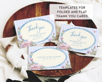 Blue Storybook Baby Shower Invitation Bundle