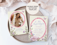 Yellow Storybook Baby Shower Invitation