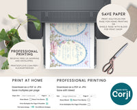 Blue Storybook Baby Shower Invitation