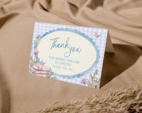 Blue Storybook Thank You Card