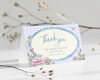 Blue Storybook Thank You Card