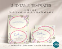 Yellow Storybook Thank You Card