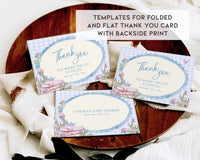 Blue Storybook Thank You Card