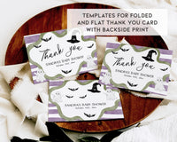 Little Boo is Almost Due Thank You Card