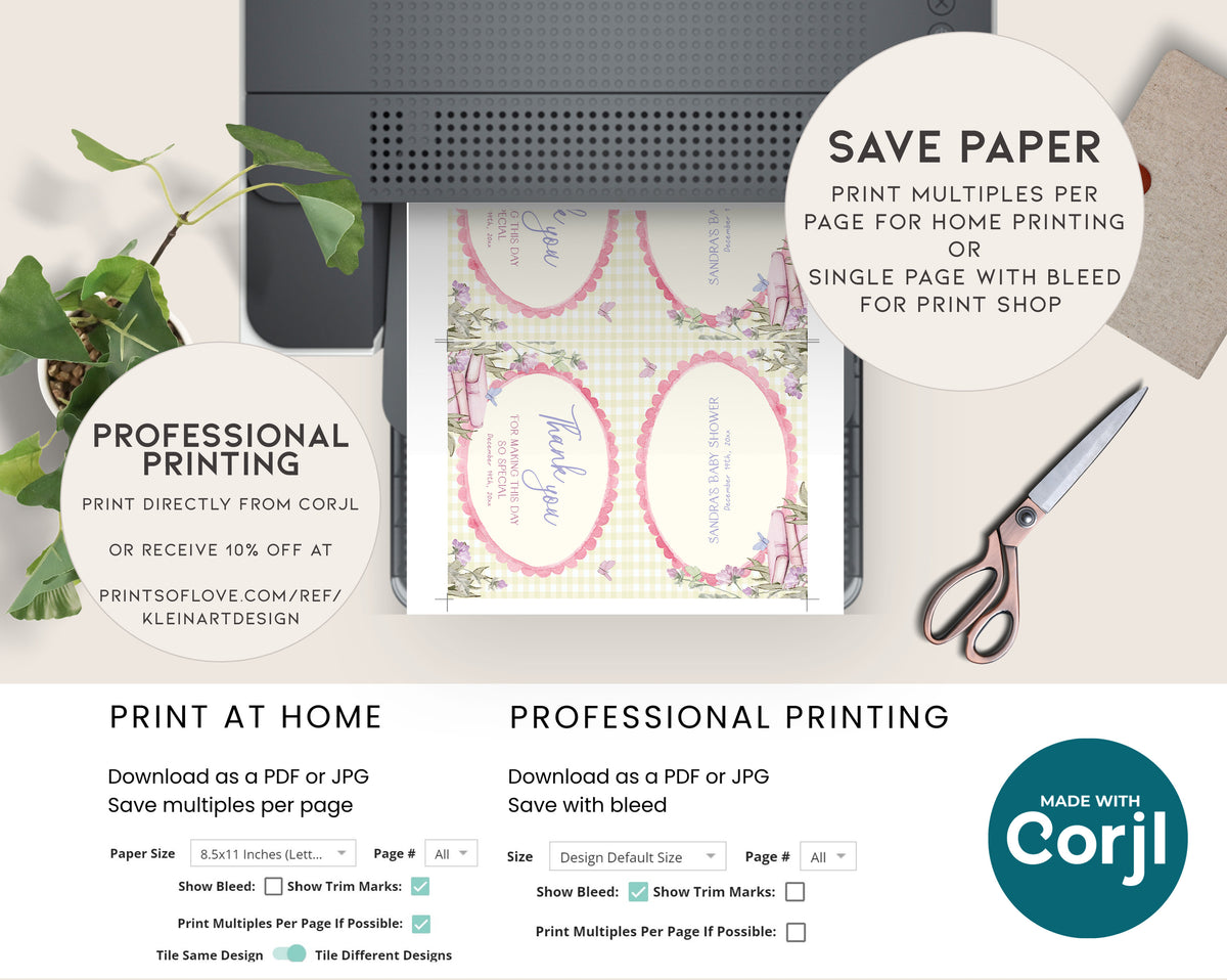 Yellow Storybook Thank You Card