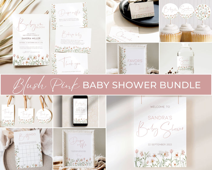 Spring Bloom Baby Shower Mega Bundle