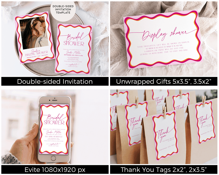 Wavy Border Bridal Shower Mega Bundle