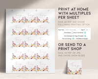 Flower Meadow Thank You Tag